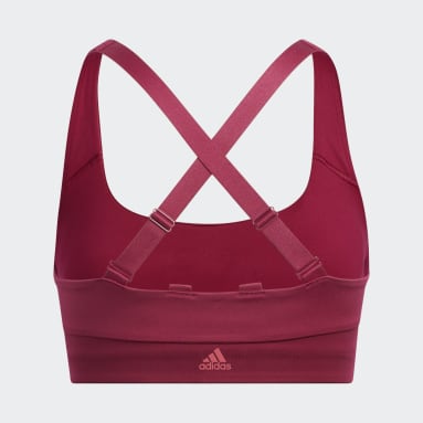 Adidas Tech-Fit ClimaChill Womens Sports Bra - Red, Men's Fashion,  Activewear on Carousell