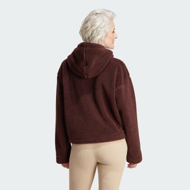 Sweat-shirt à capuche Premium Essentials Marron Femmes Originals