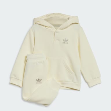 Conjunto com Capuz Adicolor Bege Criança Originals