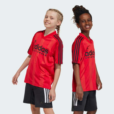 T-shirt Tiro — Criança Vermelho Criança Sportswear