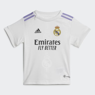 Børn Fodbold Hvid Real Madrid 22/23 Baby hjemmebanesæt