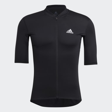 Maillot - Polera de Ciclismo Manga Corta Negro Hombre Ciclismo