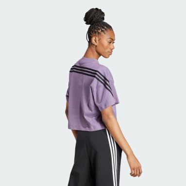Women Sportswear Purple Future Icons 3-Stripes Tee