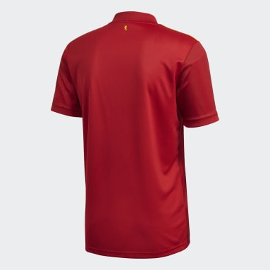 Men Football Red Spain Home Jersey