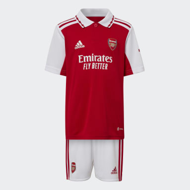 Kinder Fußball FC Arsenal 22/23 Mini-Heimausrüstung Rot