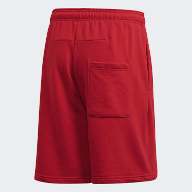 Men's Essentials Red Must Haves Badge of Sport Shorts