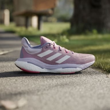 Adidas rosas para correr discount