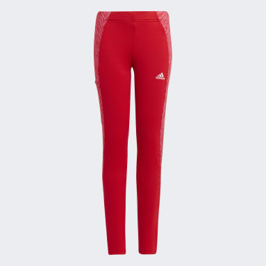 Licras Designed 2 Move Seasonal Rojo Niña Sportswear