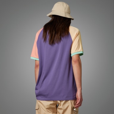 T-shirt Raglã Enjoy Summer Roxo Homem Originals