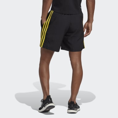 Men Training Black AEROREADY HIIT Side 3-Stripes Training Shorts