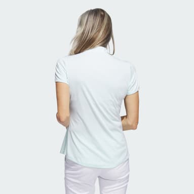 Women Golf White Essentials Dot Polo Shirt