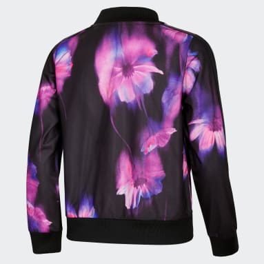 Youth Training Purple Floral Tricot Jacket