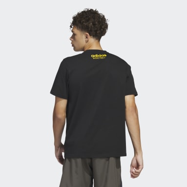 Playera Estampada Pass Rock Basketball Negro Hombre Basketball
