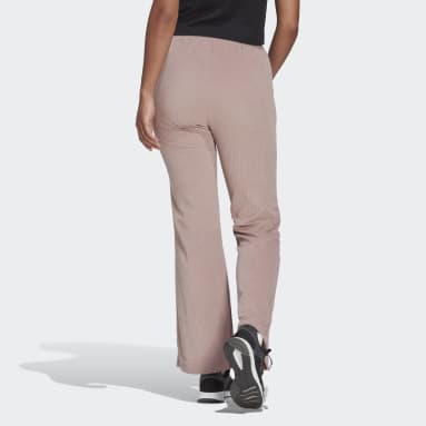 Dames Sportswear Hyperglam Rib Velour Flared Leg Broek