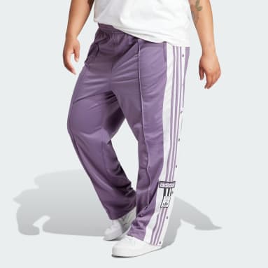 Women's Originals Purple Adicolor Classics Adibreak Track Pants (Plus Size)