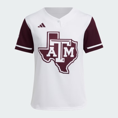 Texas A&M One Button Softball Jersey