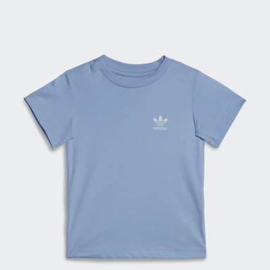 T-shirt Adicolor Bleu Bambins & Bebes 0-4 Years Originals