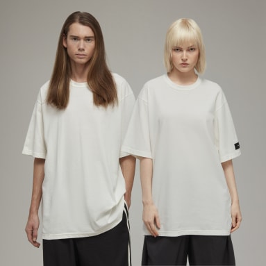 Y-3 Crepe Jersey Short Sleeve T-skjorte Hvit