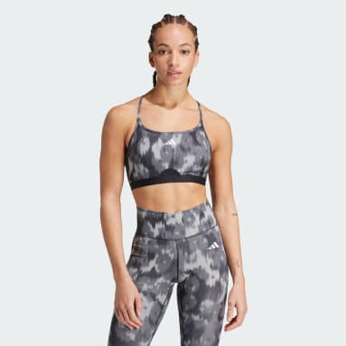 Aeroreact Training Essentials Light-Support Allover Print Bra