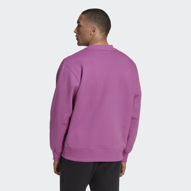 Sudadera Cuello Redondo Adicolor Contempo Violeta Hombre Originals