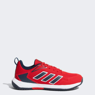 Red adidas tennis shoes sale