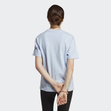 ผู้หญิง Originals สีน้ำเงิน เสื้อยืด Premium Essentials