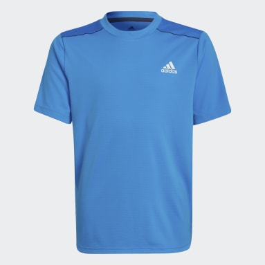T-shirt Designed for Sport AEROREADY Training Bleu Garçons Fitness Et Training