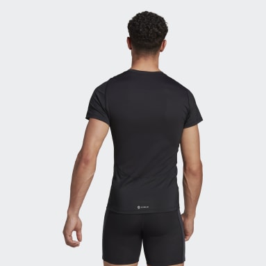 T-shirt Techfit Graphic Nero Uomo Calcio