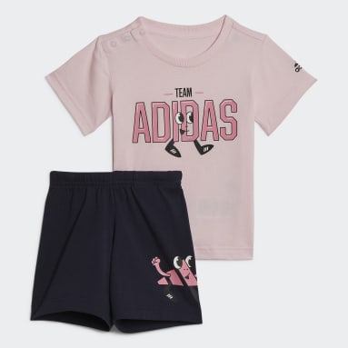 Infants Sportswear Pink Graphic Summer Set (Gender Neutral)