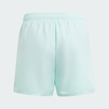 Boys Sportswear Turquoise Sportswear Essentials Logo CLX Swim Shorts Kids