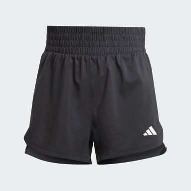 Pacer Training 3-Stripes Woven High-Rise Shorts