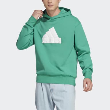 Camisola com Capuz Badge of Sport Future Icons Verde Homem Sportswear