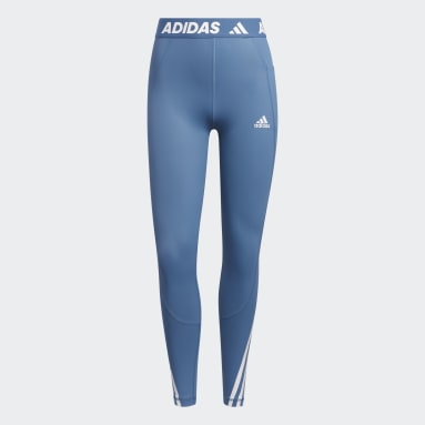 Techfit 3-Stripes Long Gym Leggings