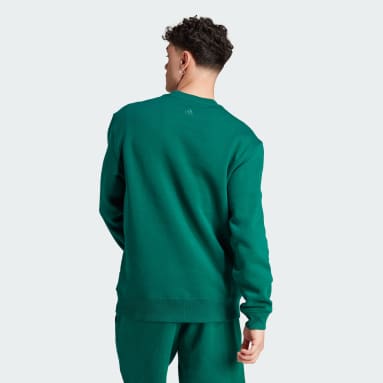 Sweat-shirt graphique en molleton All SZN vert Hommes Sportswear