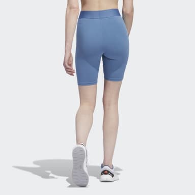 Shorts de Ciclismo Badge of Sport 3 Tiras Estampados Dos Tonos Azul Mujer Sportswear