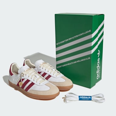 Men Originals White Samba OG Sporty & Rich Shoes