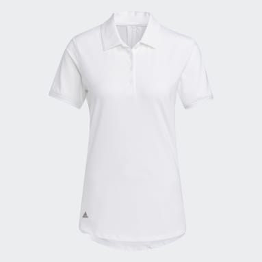 Women Golf White Ultimate365 Solid Polo Shirt