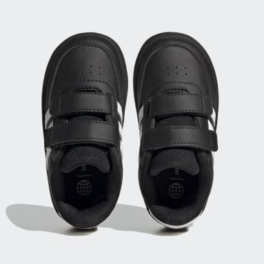 Tenis Breaknet Lifestyle adidas Court Tira Regulable de Cierre por Contacto Doble Negro Niño Sportswear
