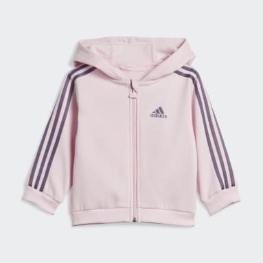 Ensemble bébés zippé à capuche Essentials Rose Bambins & Bebes 0-4 Years Sportswear