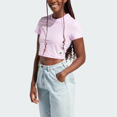 Polera  Corta Lounge Morado Mujer Sportswear