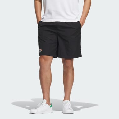 Trefoil Logo Play Football Graphic Light Woven Shorts