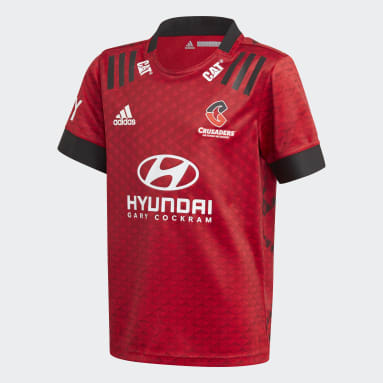 Boys Rugby Red Crusaders Rugby Home Replica Jersey