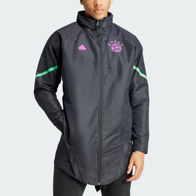 Muži Fotbal černá Bunda FC Bayern Designed for Gameday Premium