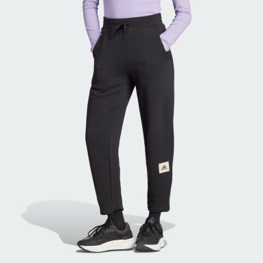 Pantalon bouffant molleton Lounge noir Femmes Sportswear