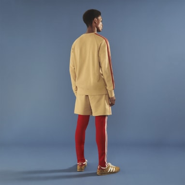 Pantalon de survêtement en jersey adidas x Gucci rouge Hommes Originals