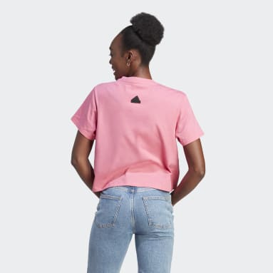 Women's Sportswear Pink Future Icons Graphic Crop Tee