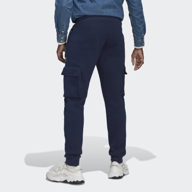 Pantalon Cargo Adicolor Essentials Trefoil Bleu Hommes Originals
