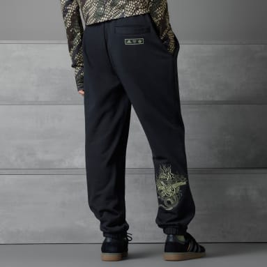 Men Performance Track Pants with Contrast Panels