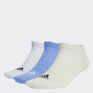 Training Blue Thin and Light Sportswear Low-Cut Socks 3 Pairs