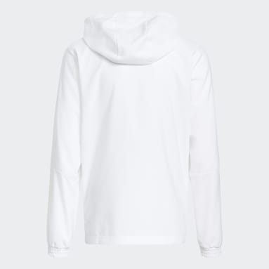 Barn Fotboll Vit Tiro 21 Windbreaker